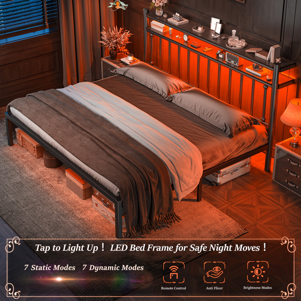 metal twin full queen king size bed frame 2 tier   - Temu