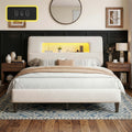 twin full queen king bed frame ergonomic storage headboard - Temu