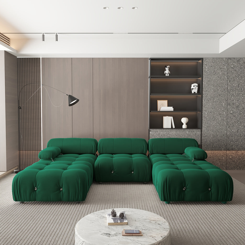 modular sectional sofa 105 55 inch convertible u shaped - Temu