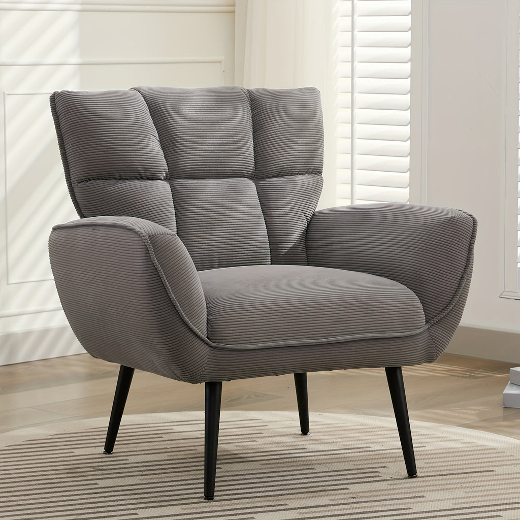 accent chair upholstered living room chair high wingback - Temu