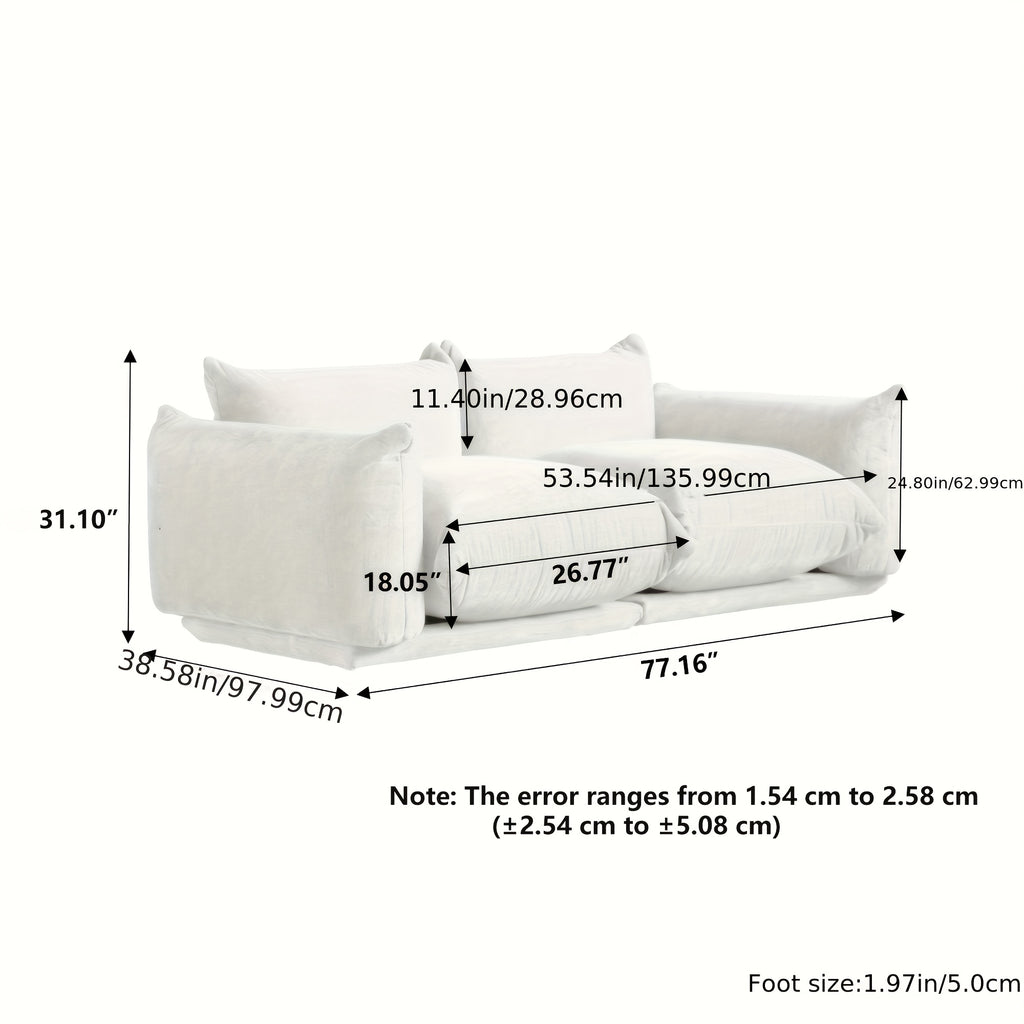 modern chenille loveseat   century chenille upholstered - Temu