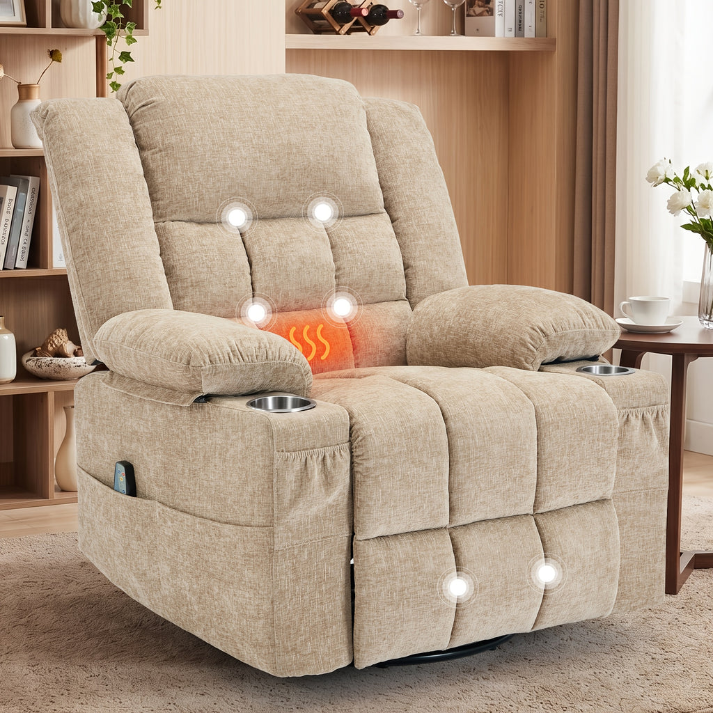 360 swivel rocking chair   heating functions - Temu