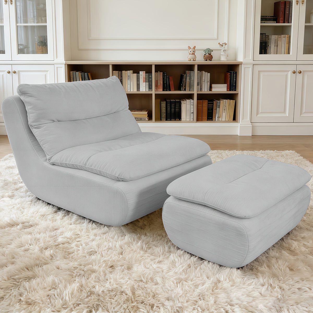 bean bag chair   large   memory foam floor sofa - Temu