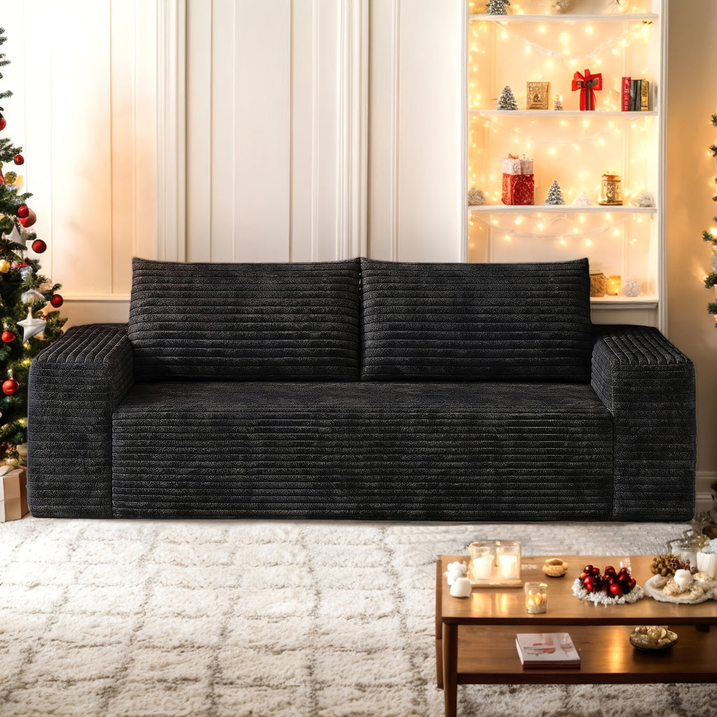 63 78 8 cloud loveseat sofa modern corduroy 2 seater couch - Temu