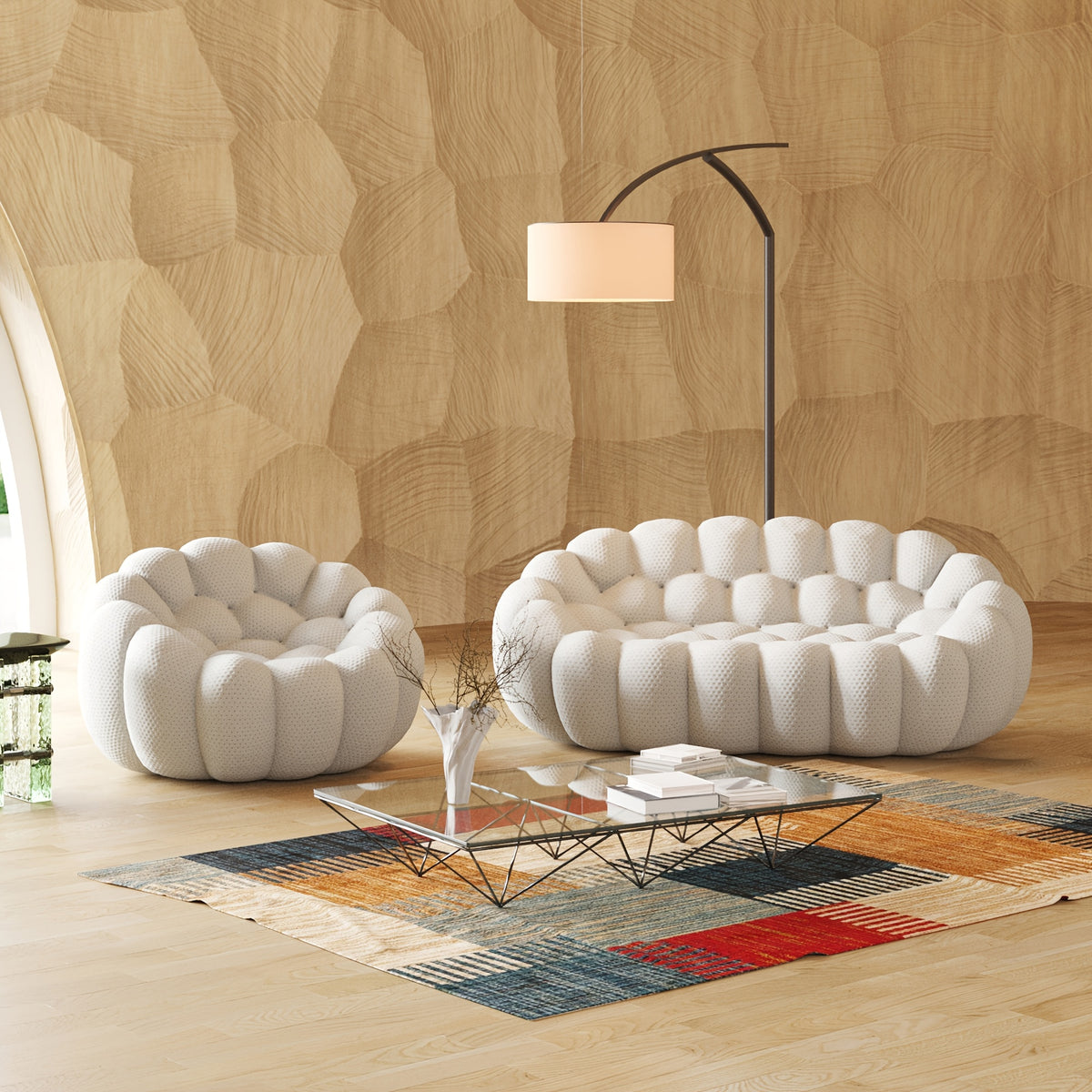 oversized   3d textile material upholstered bean - Temu