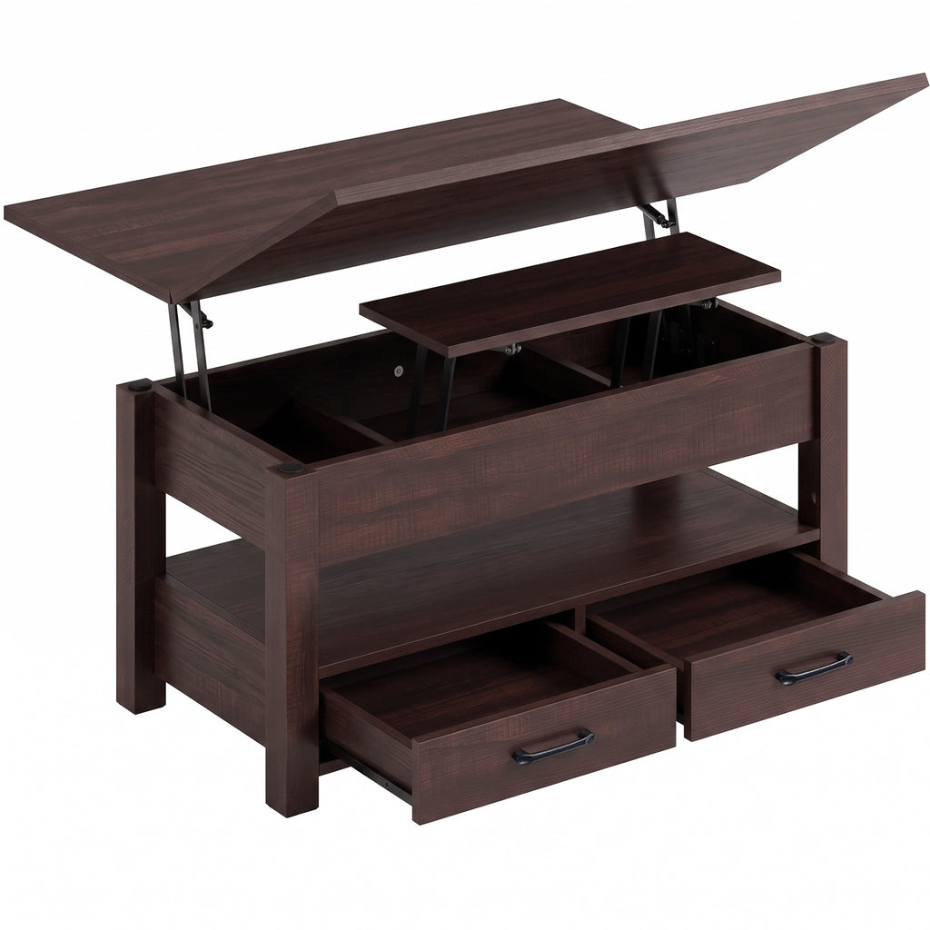lift top coffee table convertible coffee table drawers - Temu
