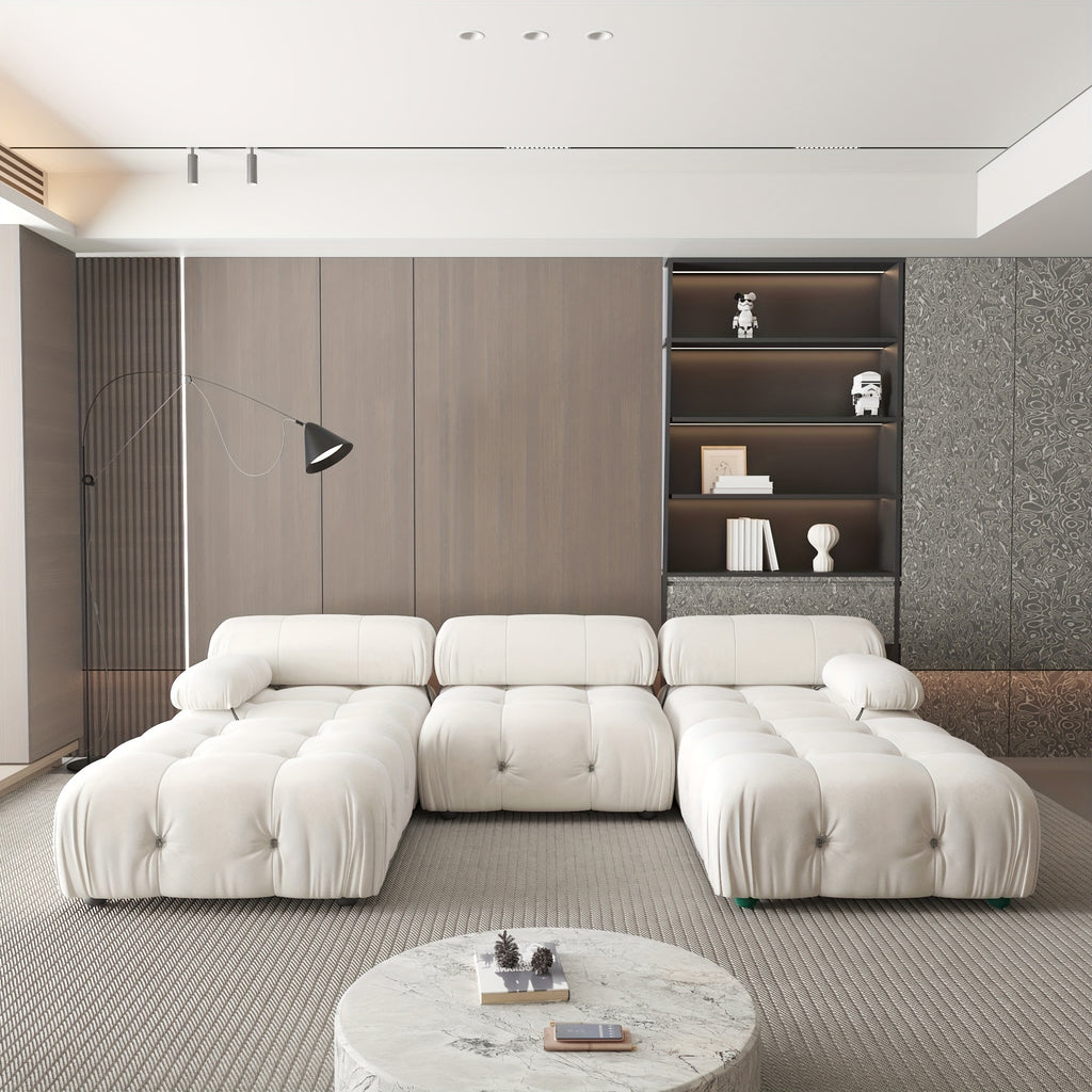 modular sectional sofa 105 55 inch convertible u shaped - Temu