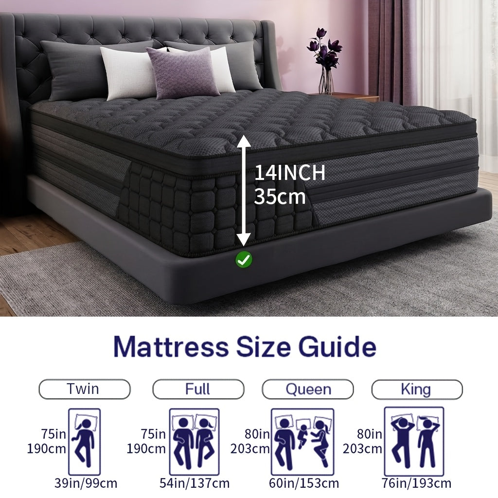 luxurious gel memory foam mattress hypoallergenic medium - Temu