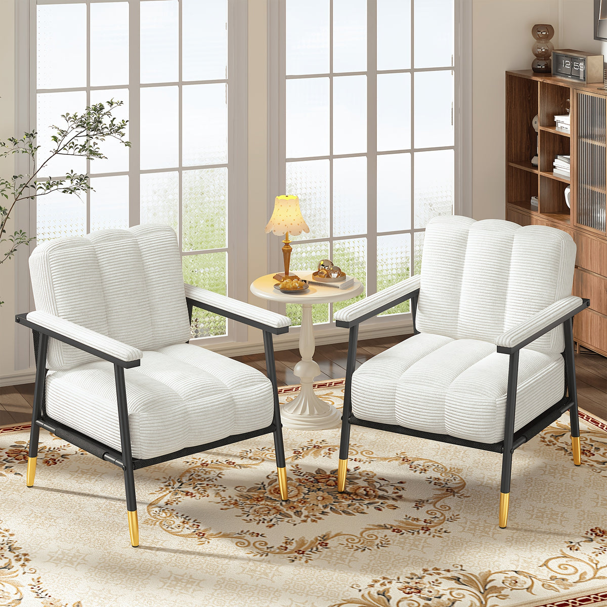 century modern striped recliner chair thick - Temu