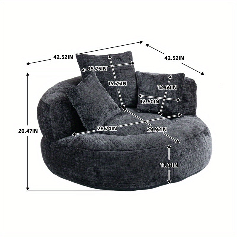 41 1 inch bean bag chair lazy sofa durable - Temu