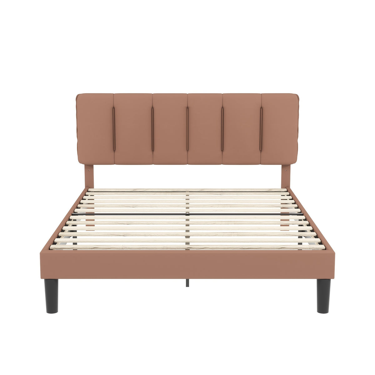 modern upholstered platform bed frame adjustable fabric - Temu