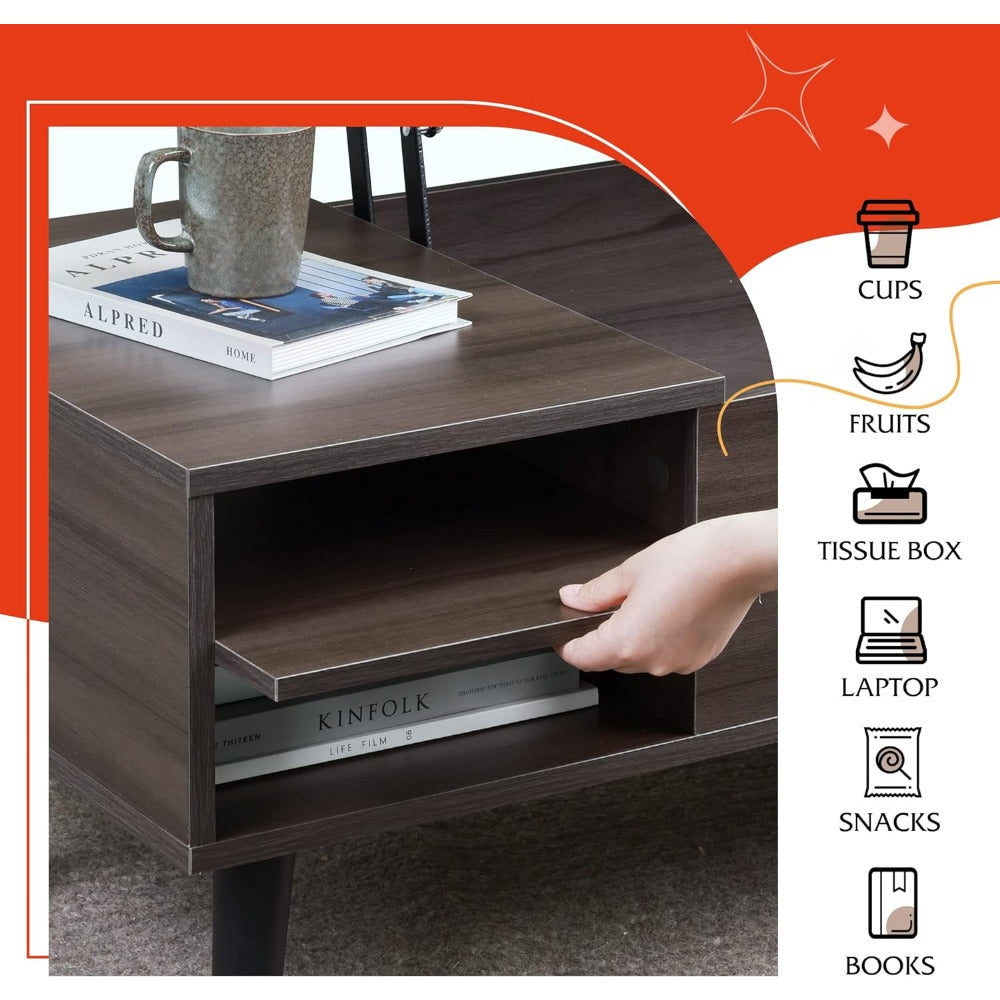 coffee table     featuring an adjustable - Temu