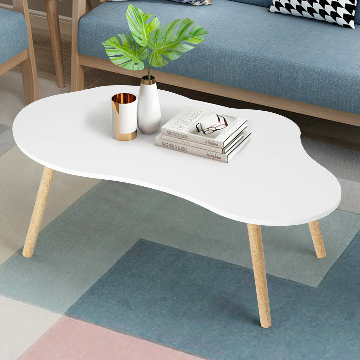 century modern coffee table small coffee table - Temu