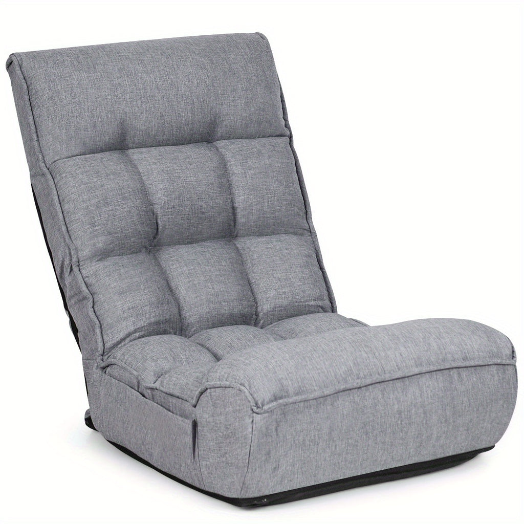 4 position adjustable folding floor chair padded - Temu