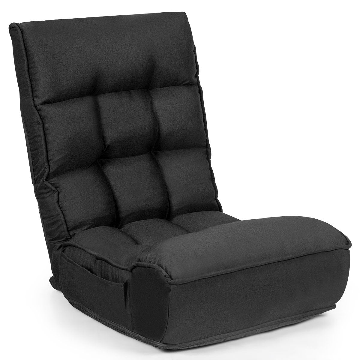4 position adjustable folding floor chair padded - Temu