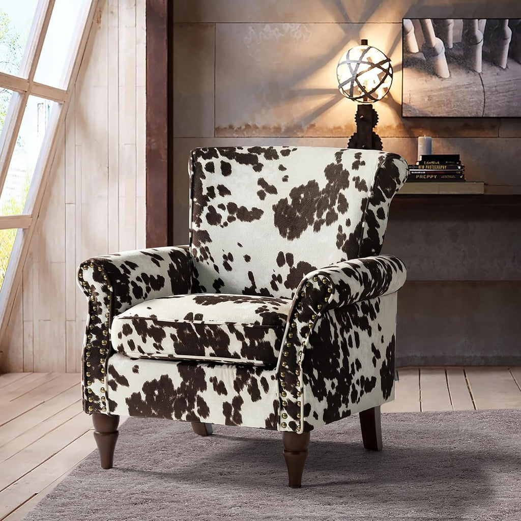 modern wingback accent chair wood legs removable cushion - Temu