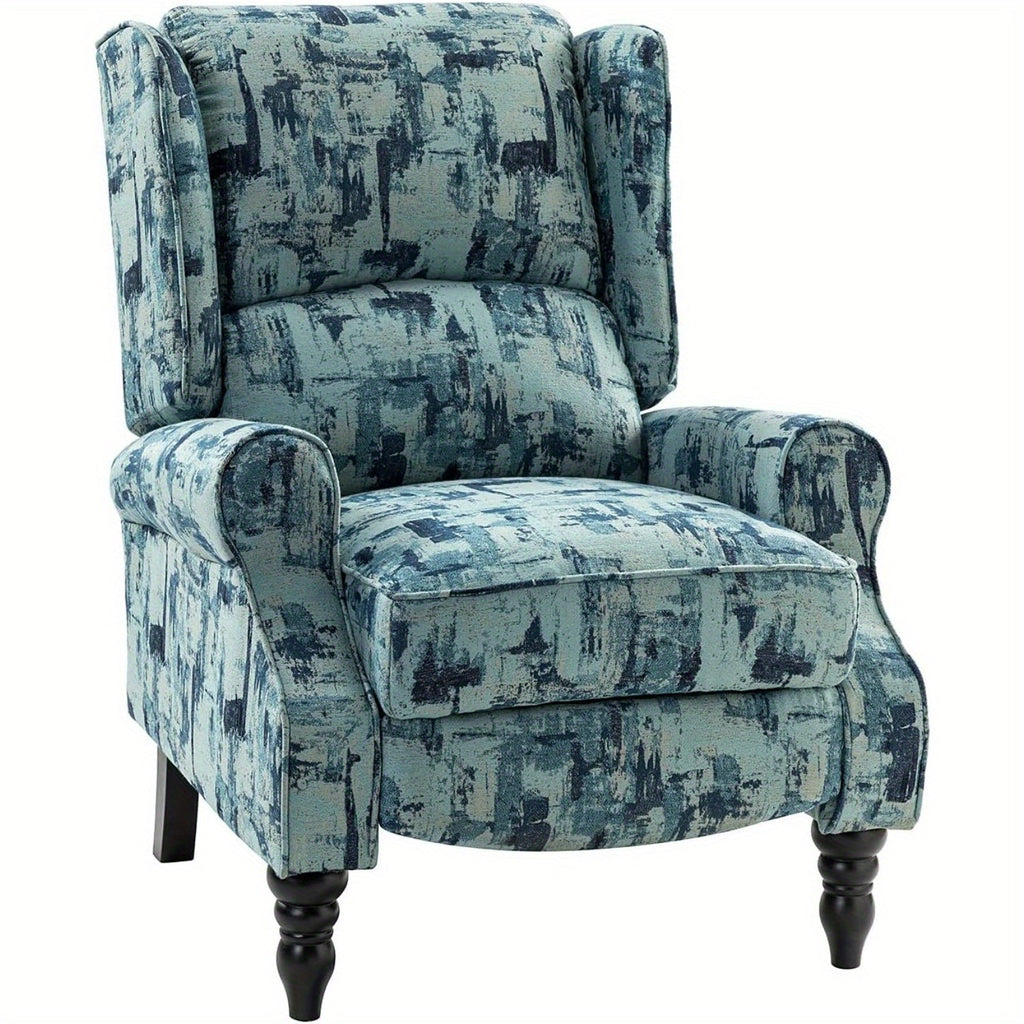 upholstered wingback recliner chair small adjustable - Temu