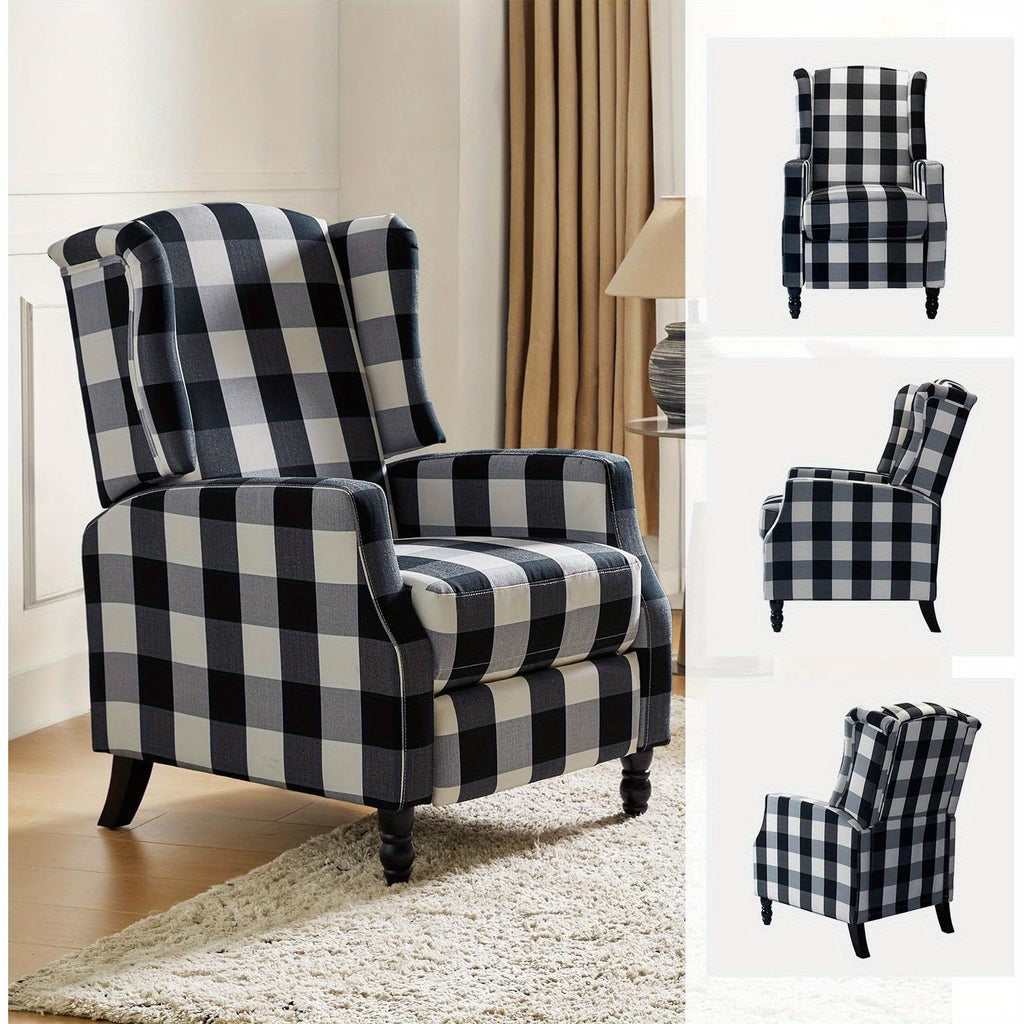 wingback recliner chair traditional push back recliner - Temu
