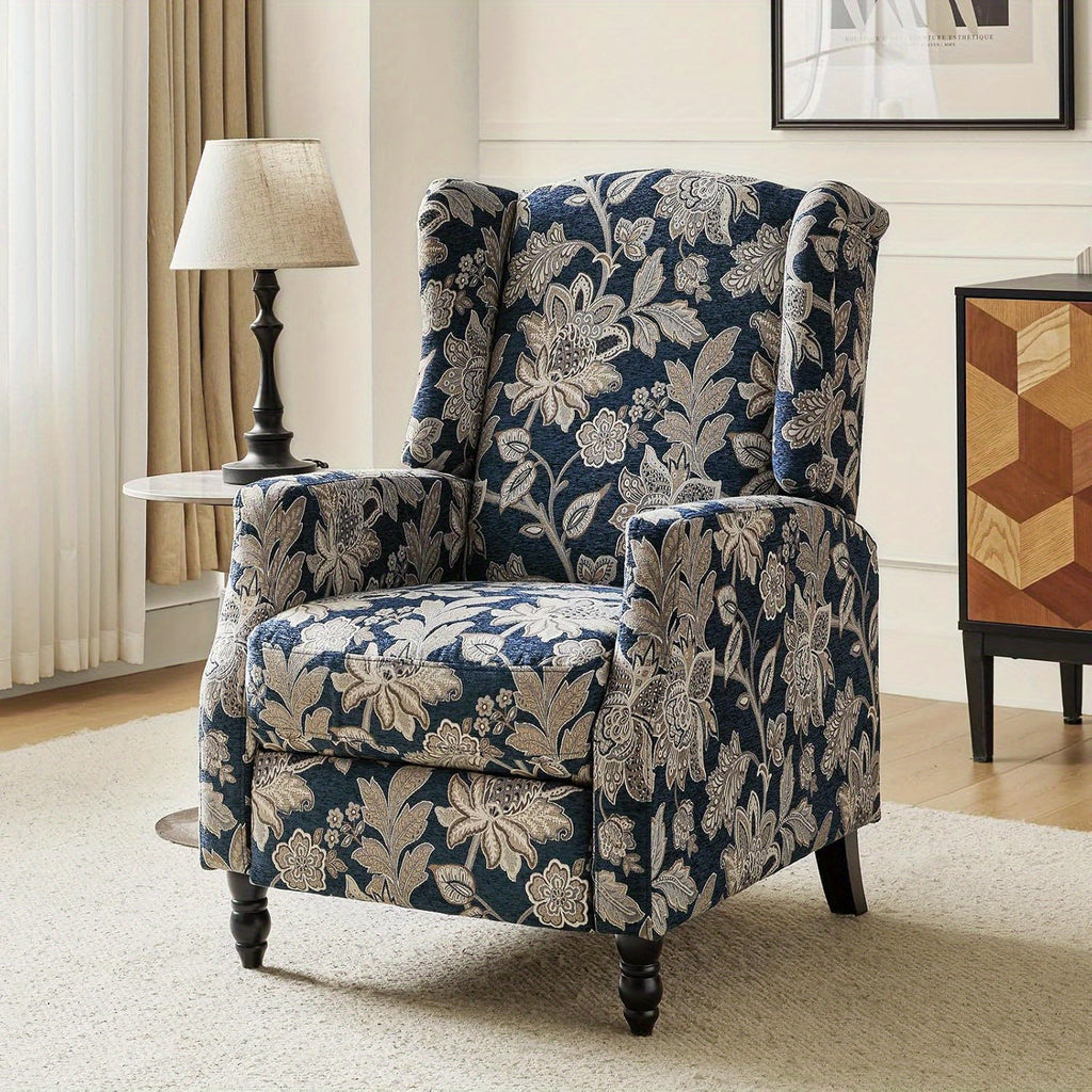 wingback recliner chair traditional push back recliner - Temu