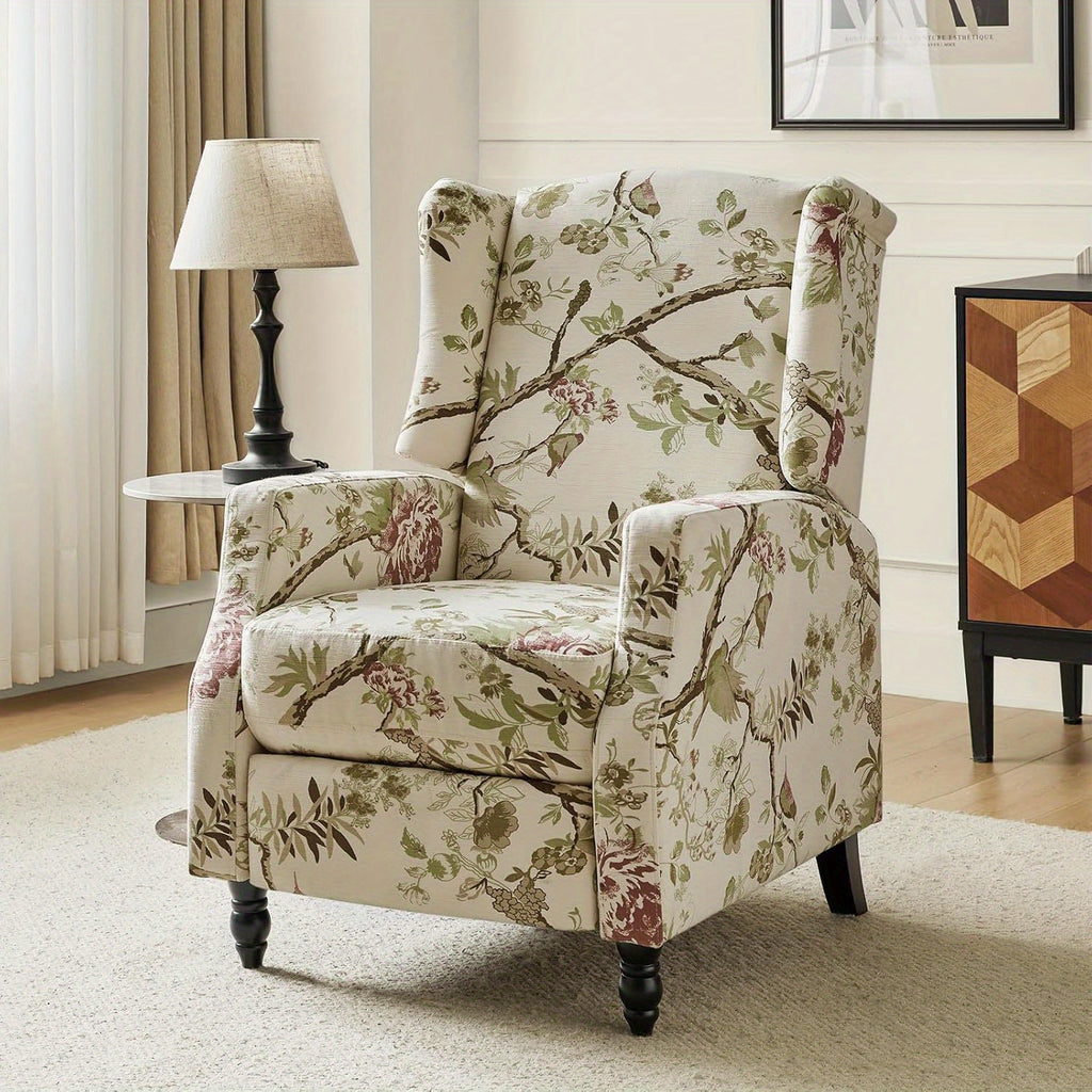 wingback recliner chair traditional push back recliner - Temu
