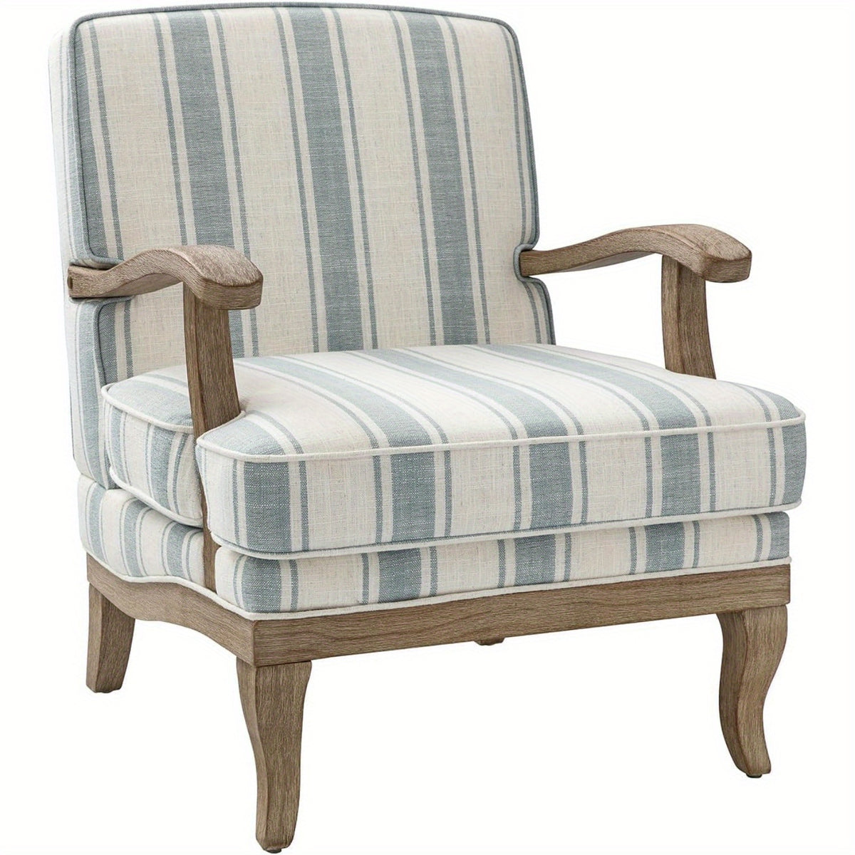 upholstered accent chair   century modern striped chair - Temu