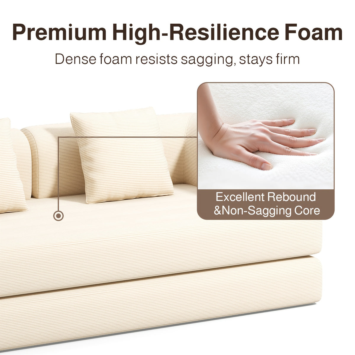 5 in 1 folding multi   bed oversized corduroy - Temu