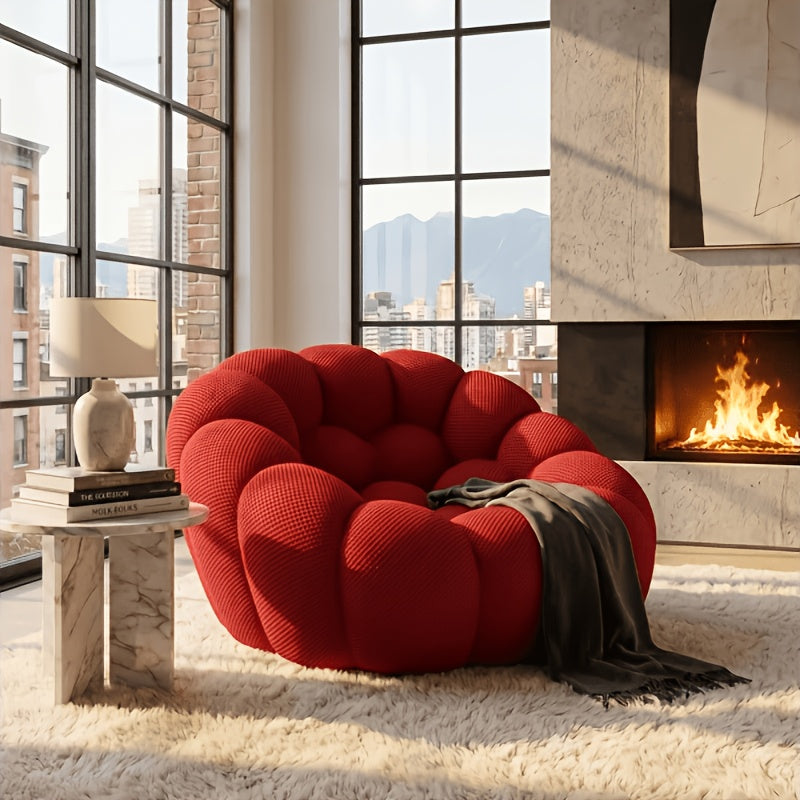 luxury fabric round sofa living room furniture modern sofa - Temu