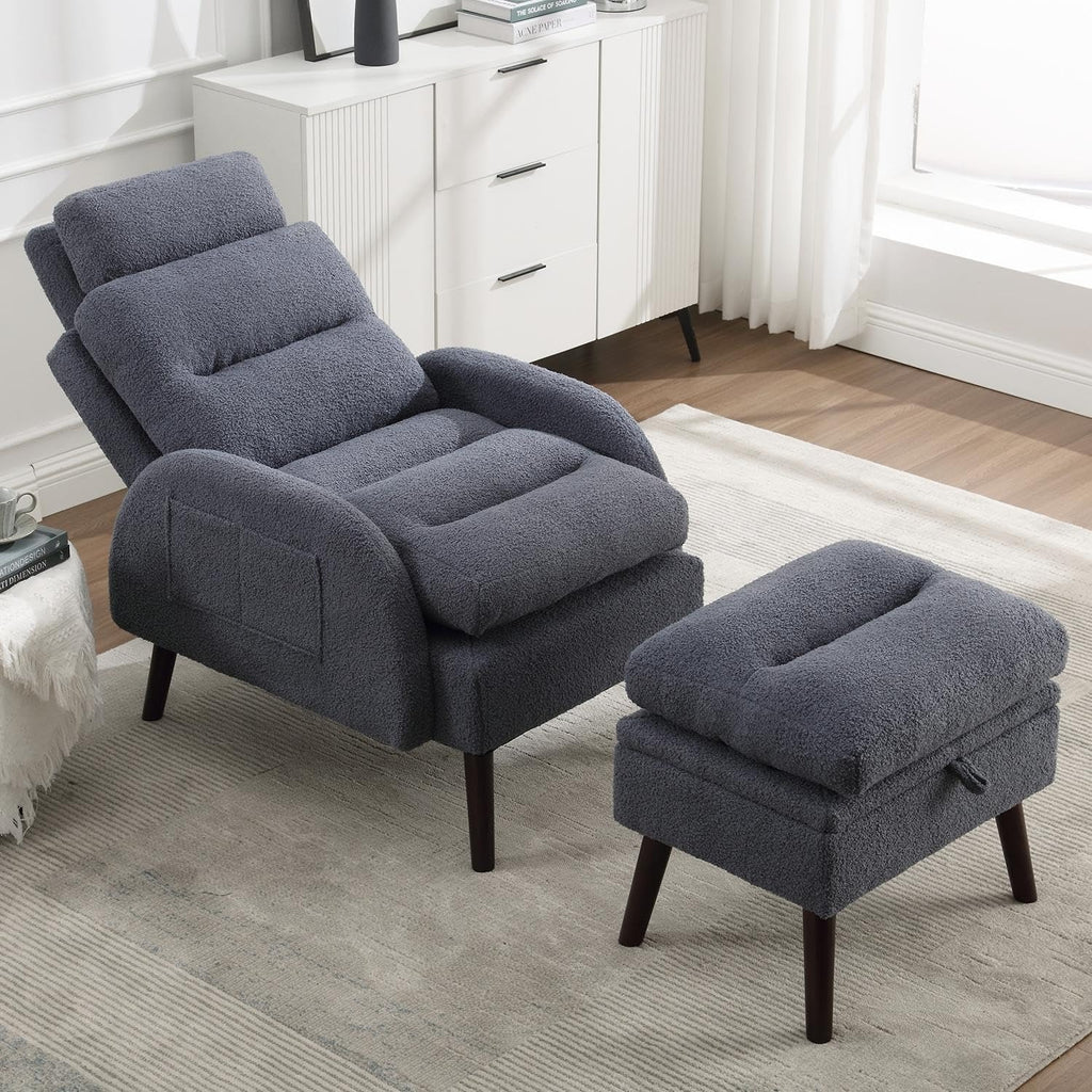 accent chair   comfy reading chair   set modern - Temu