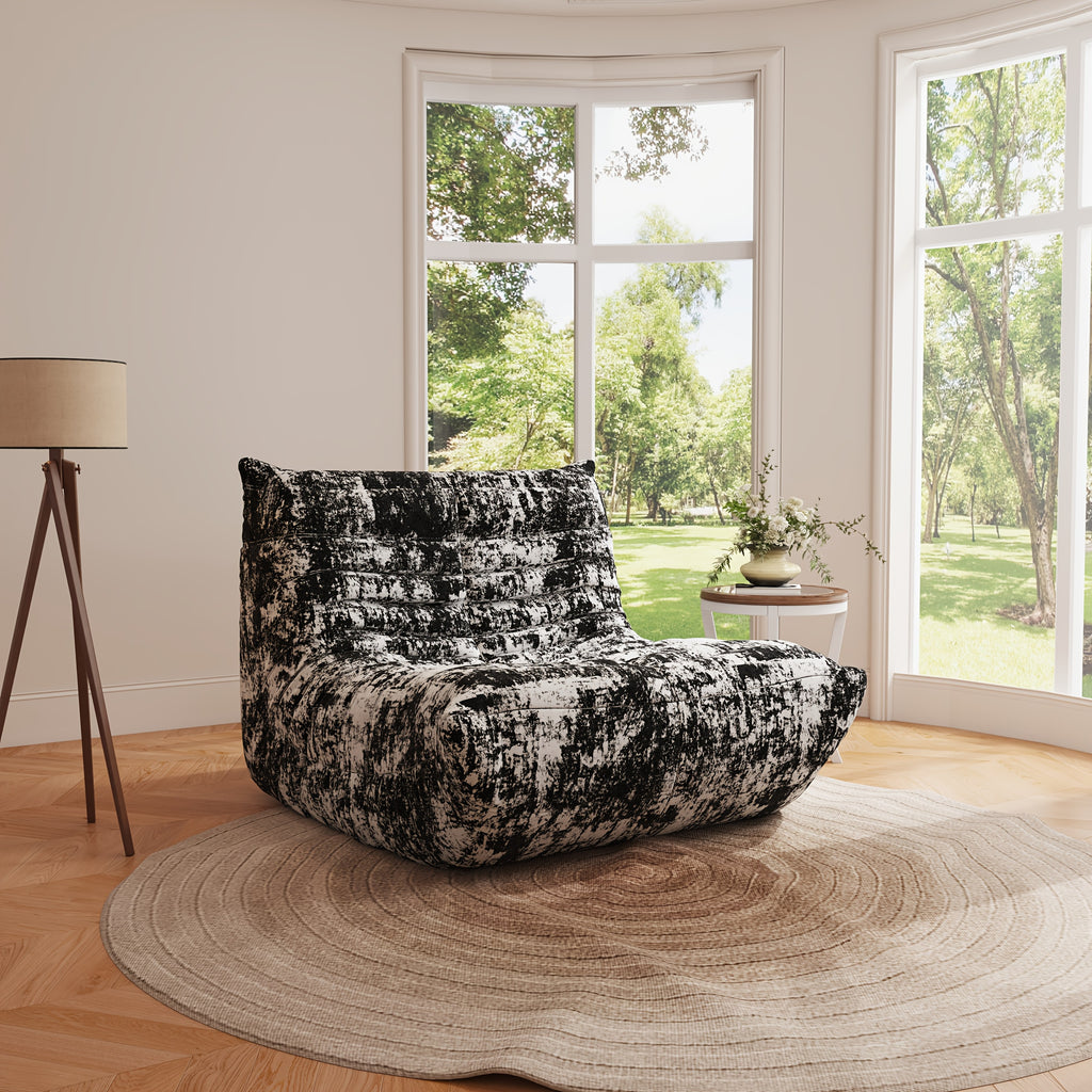 large bean bag chair designed   perfect relaxing fire - Temu