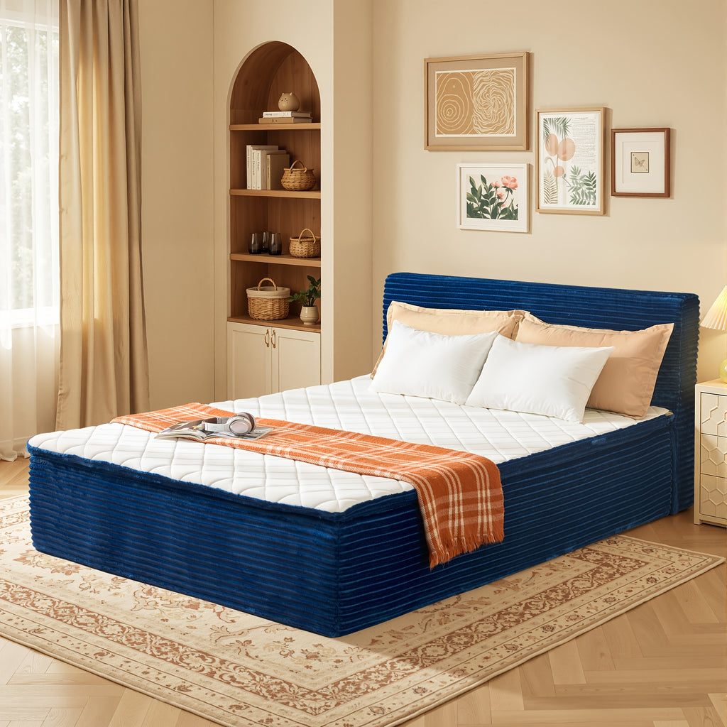 oversized compression sofa bed comfortable plush fabric - Temu