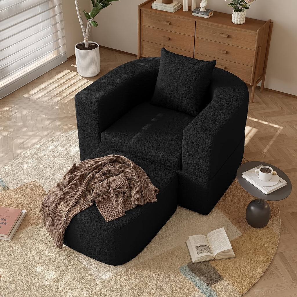 2 in 1 indoor lounge chair modern fashionable sofa bed - Temu
