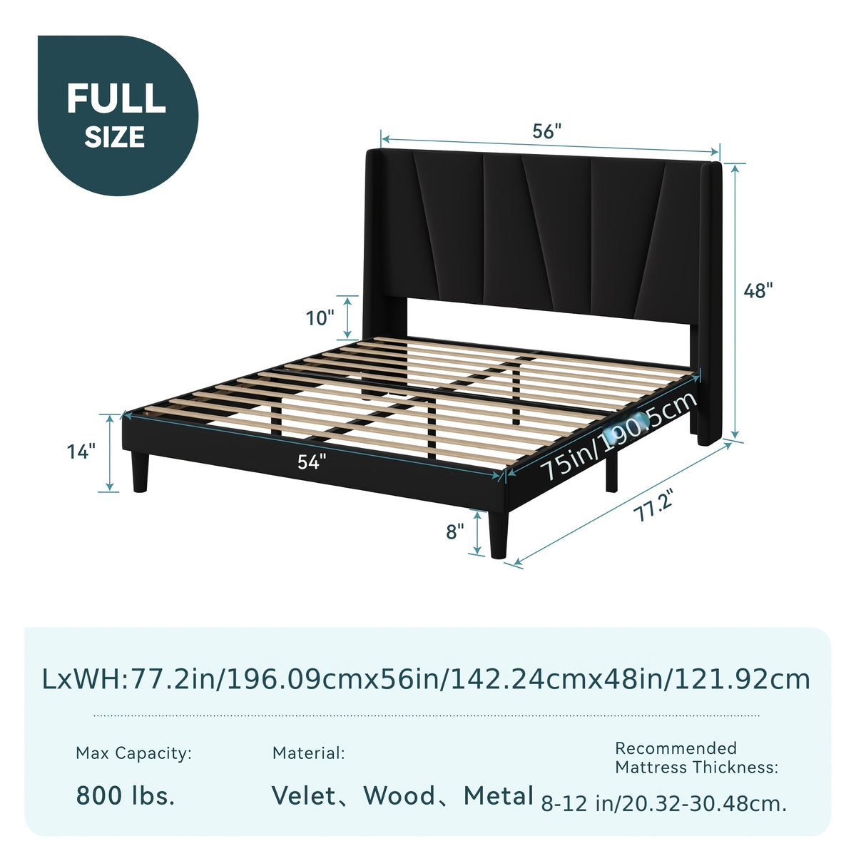 boho chic velvet bed frame geometric wingback - Temu