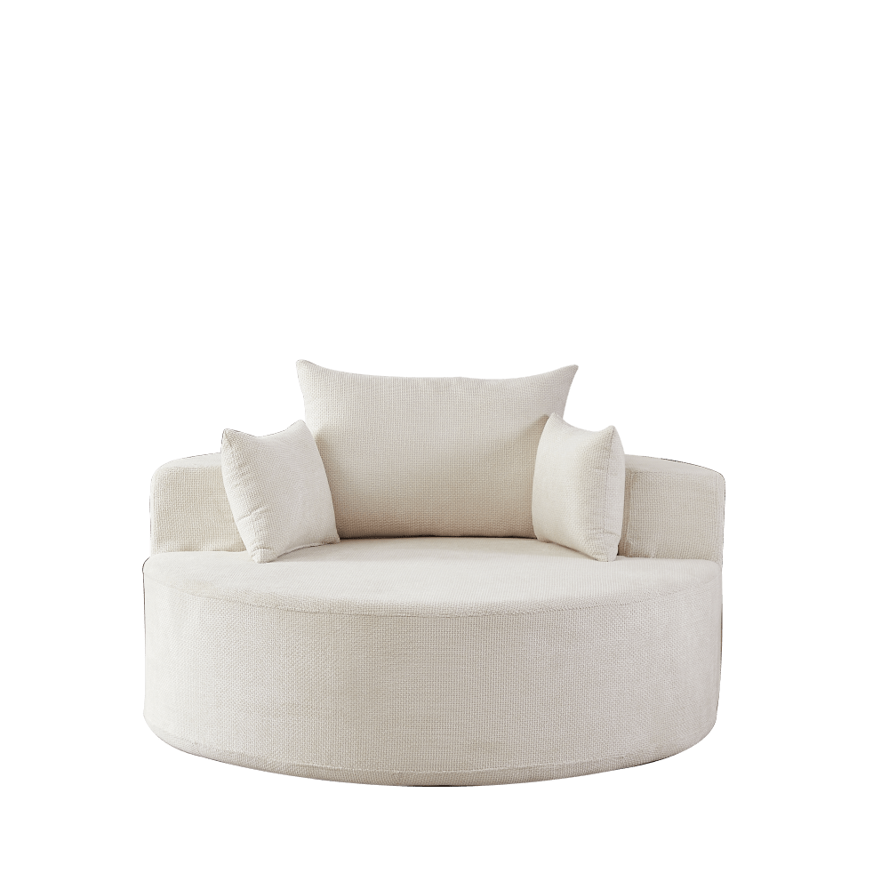 55l chenille sponge single sofa no   fluffy - Temu