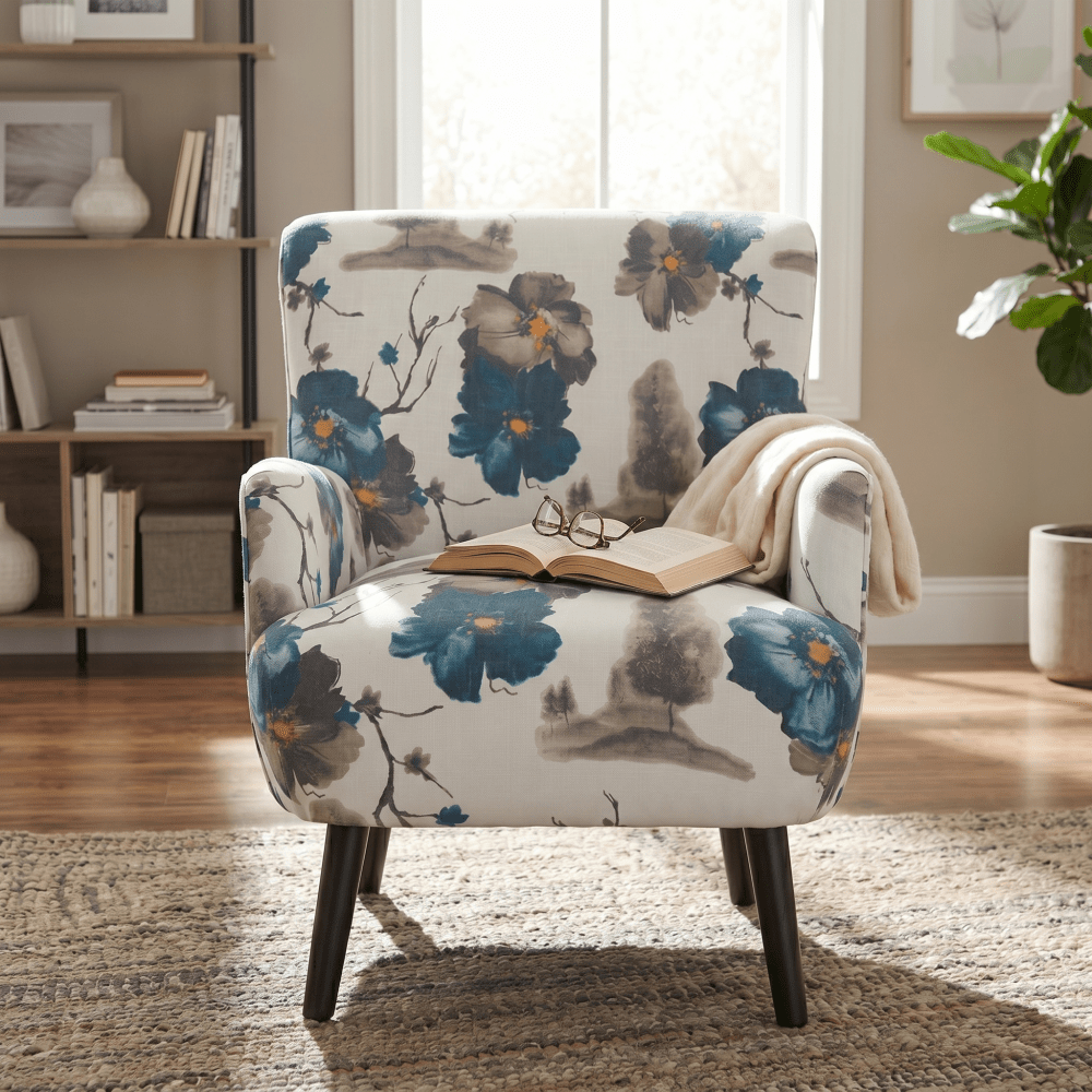 modern armchair upholstered accent chair club chair round - Temu