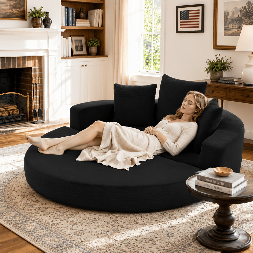 convertible sofa couch bed multi functional circular bed - Temu