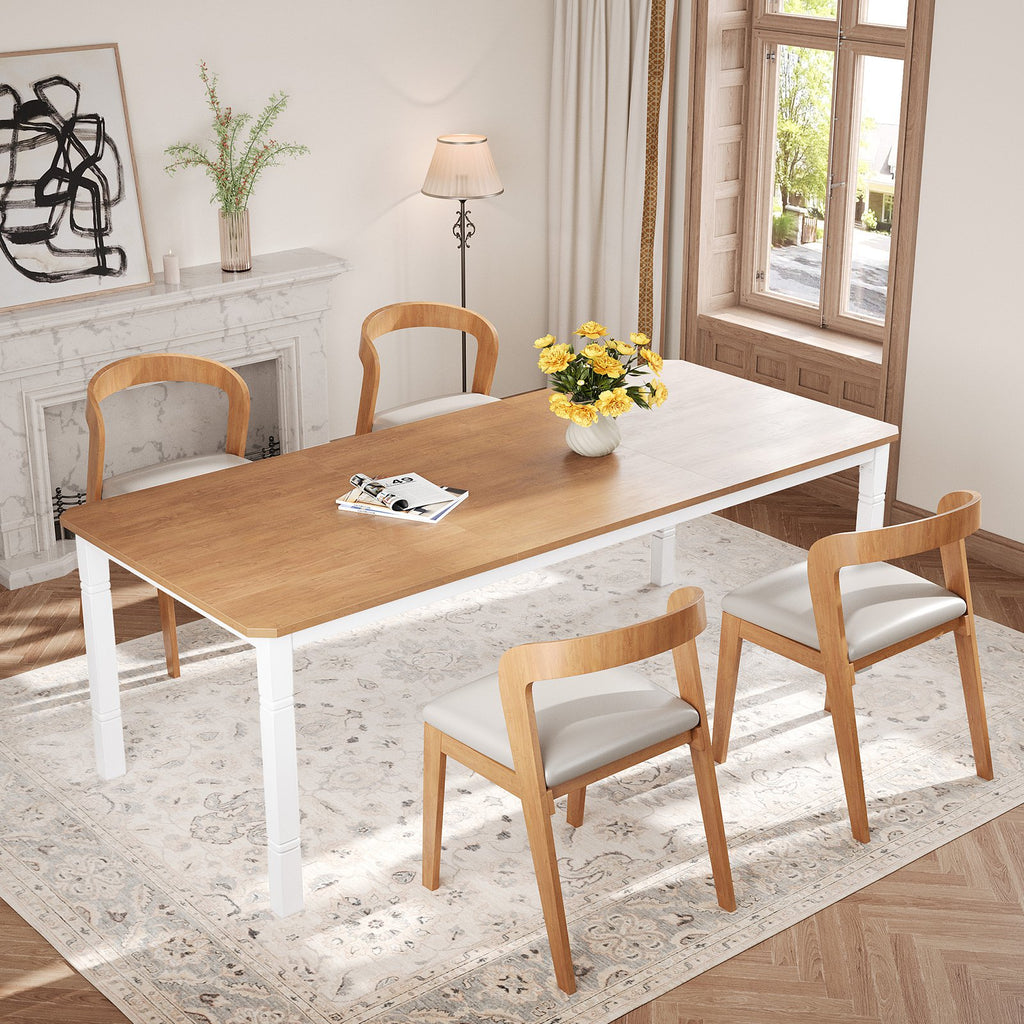70 8 inch   dining table seats 6 8 industrial wood top - Temu