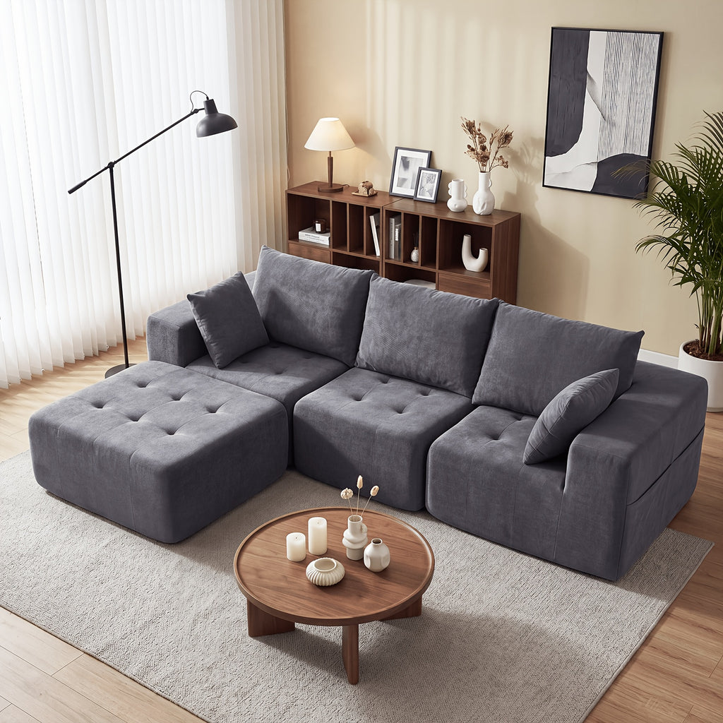 130 oversized cloud sectional couches convertible l u shape - Temu
