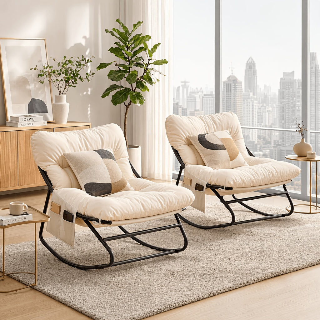 2 1pc lounge chair papasan rocking chair living room chairs - Temu