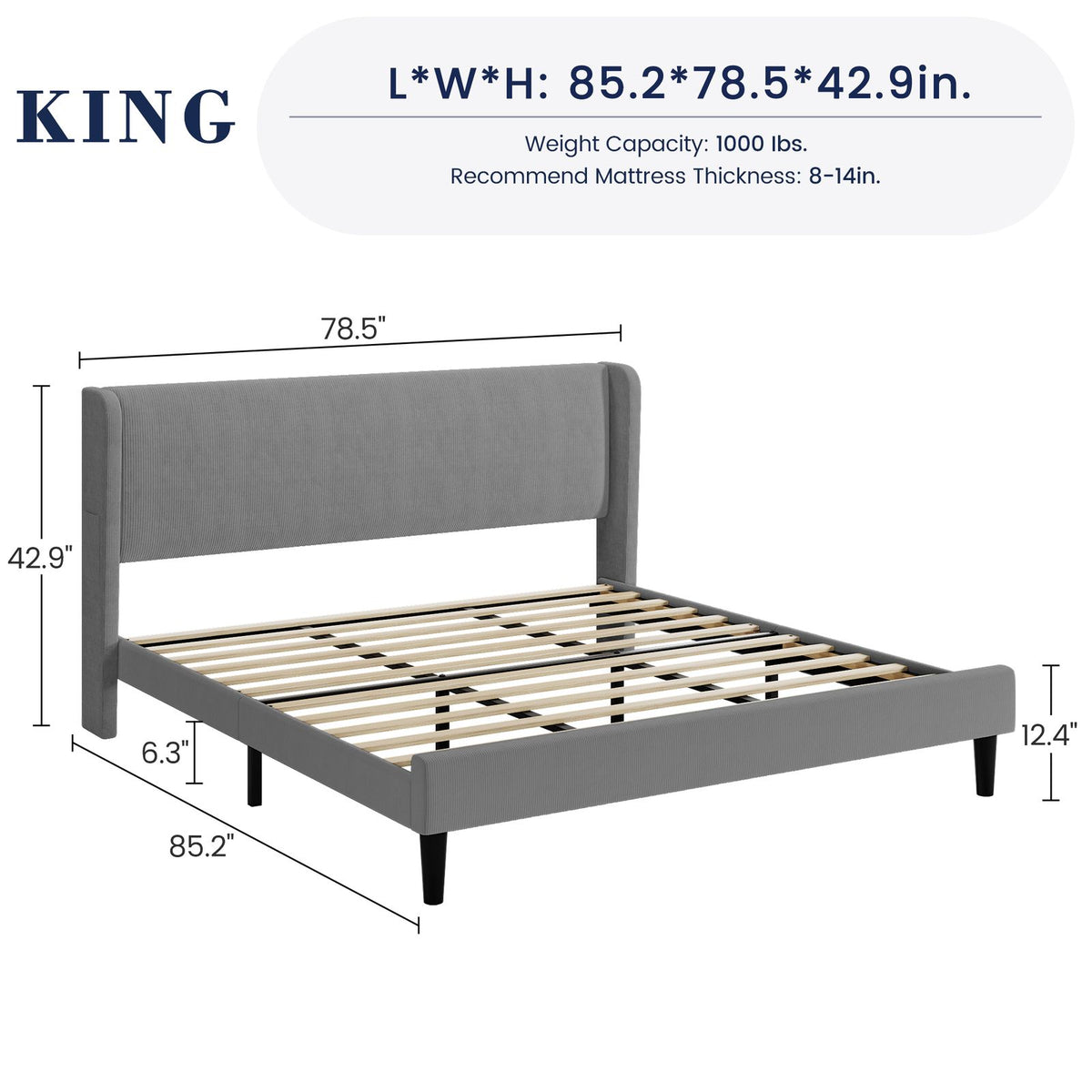 xzh bed elegant   comfortable stylish bedroom - Temu