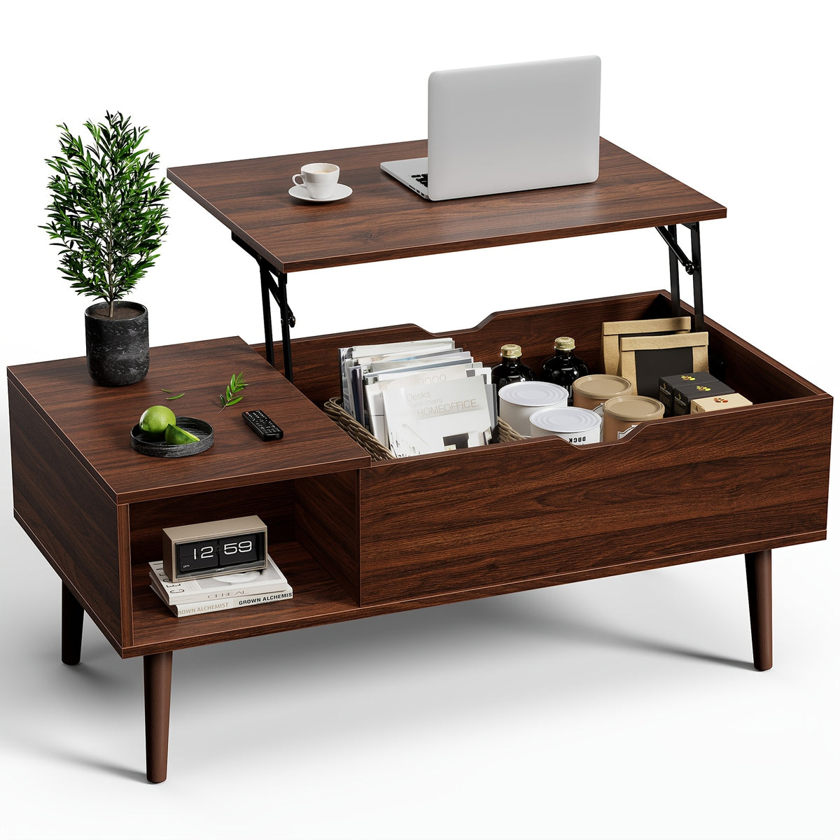 height adjustable wooden   table hidden - Temu