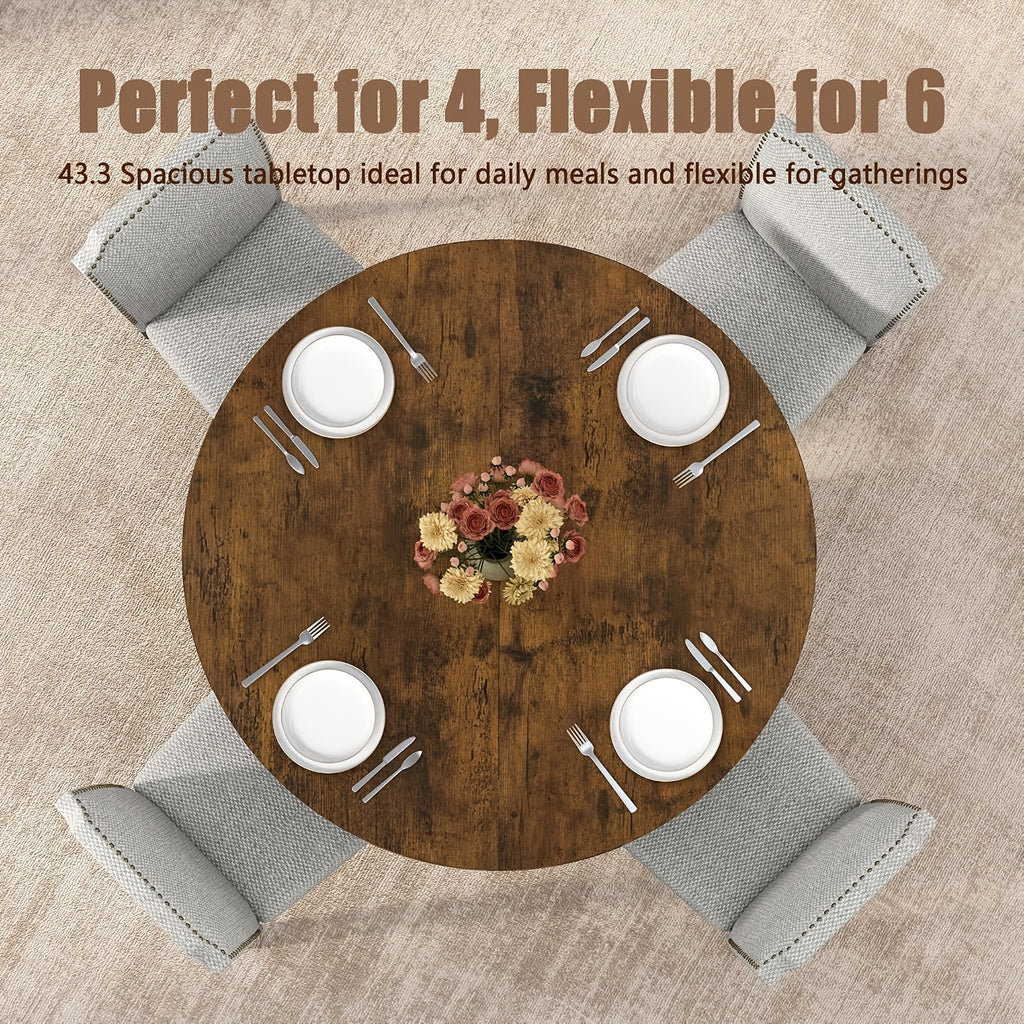43 inch round dining table 2     - Temu