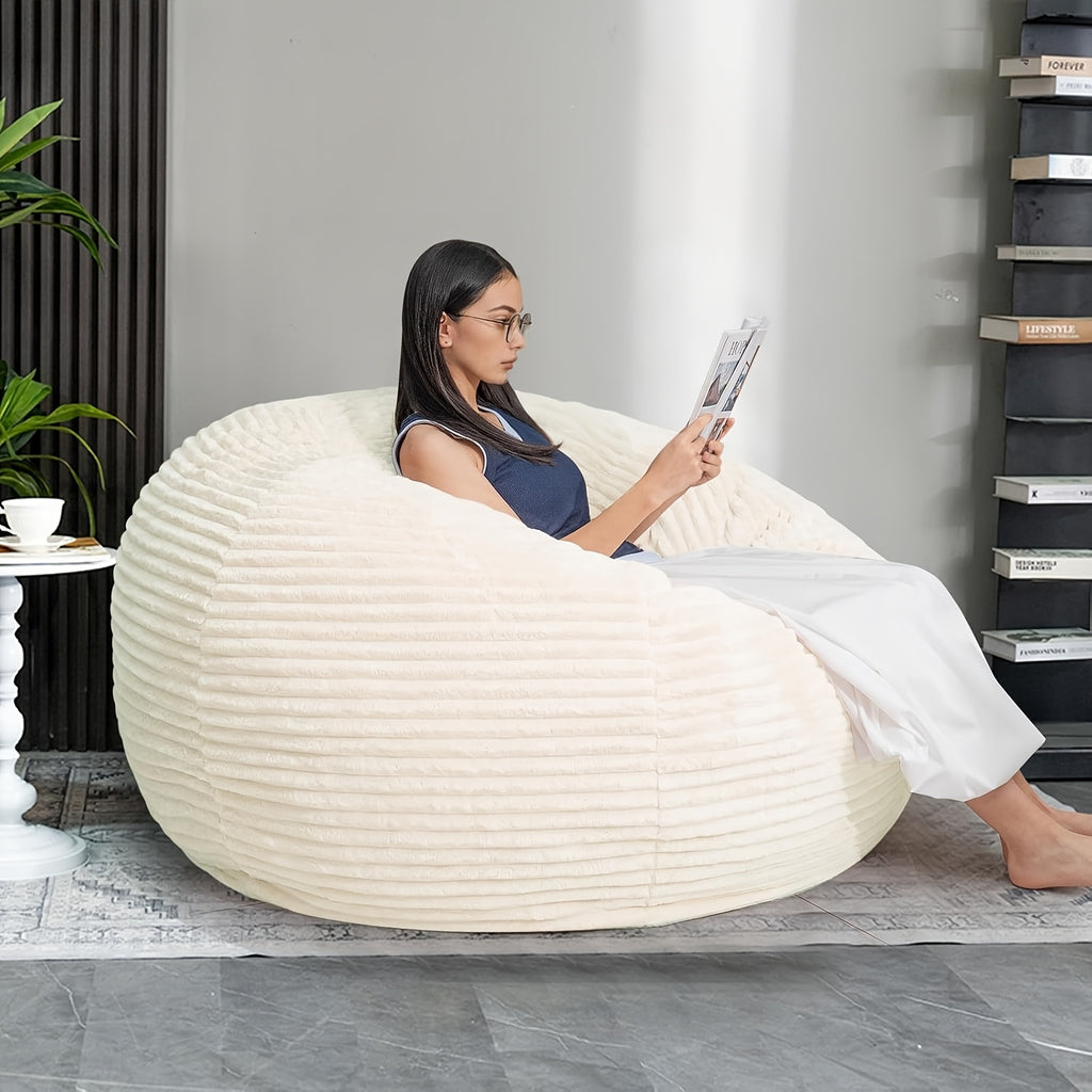 memory foam bean bag chair ultra soft microfiber washable - Temu