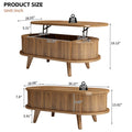adjustable lift top coffee table hidden storage compartment - Temu