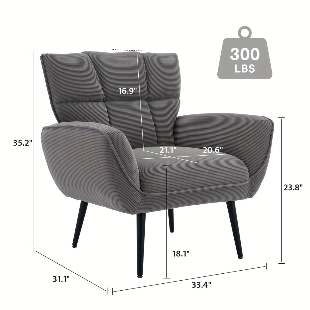 accent chair upholstered living room chair high wingback - Temu
