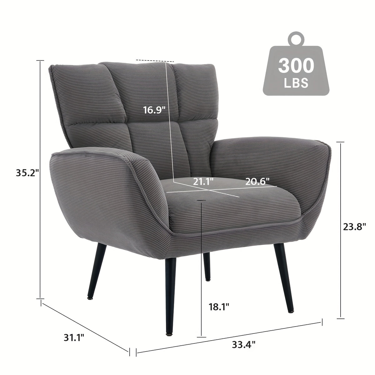 accent chair upholstered living room chair high wingback - Temu