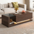 59 1 w modern coffee table adjustable led lights center - Temu