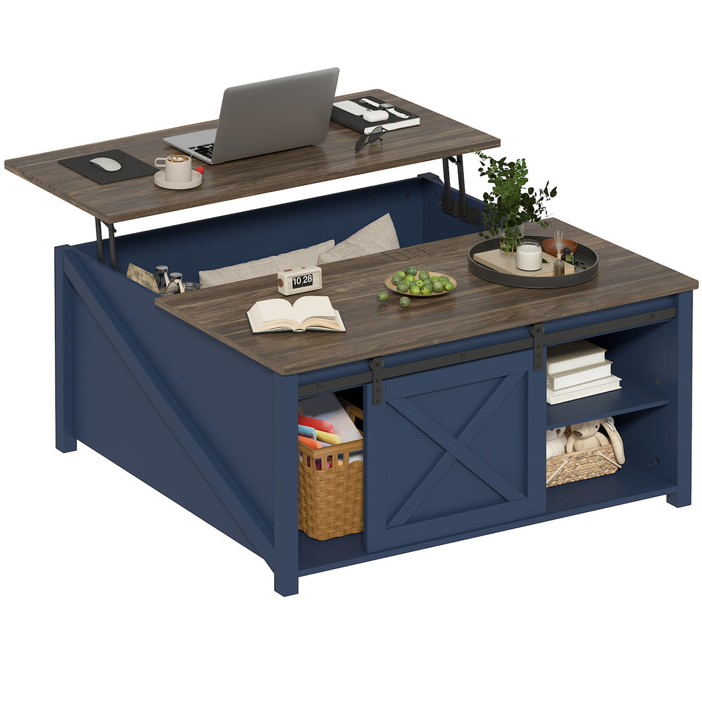 lift top coffee table storage square wood coffee tables - Temu