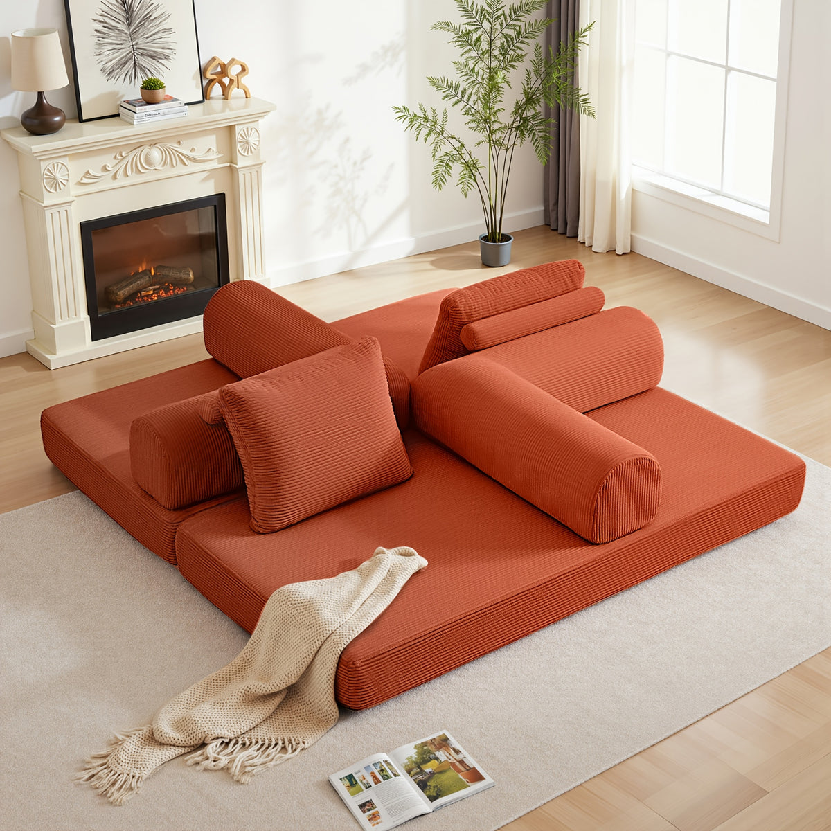 folding sofa bed 78 8 inch combination sofa high rebound - Temu