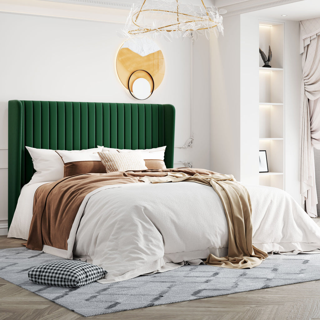 full queen king size velvet upholstered bed frame - Temu