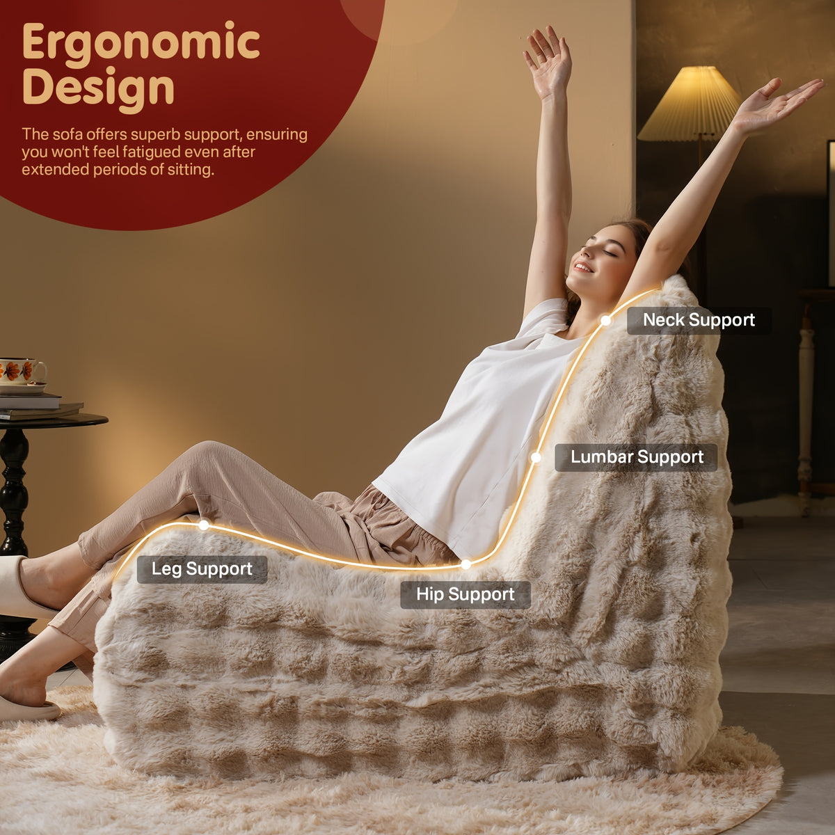 39 4 single seater accent chair comfortable plush fabric - Temu
